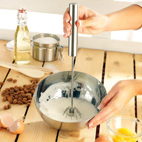 Cucina di Modena Edelstahl-Multi-Quirl mit Dreh-Automatik, 35 cm - 3