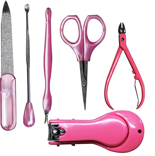 Zinger Manicure Set Contains Scissors, Mini Nail Clippers