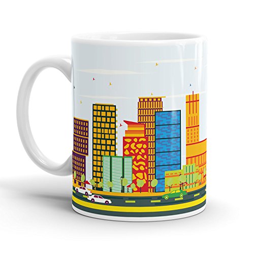 Preisvergleich Produktbild Oslo Skyline - Tasse / Becher