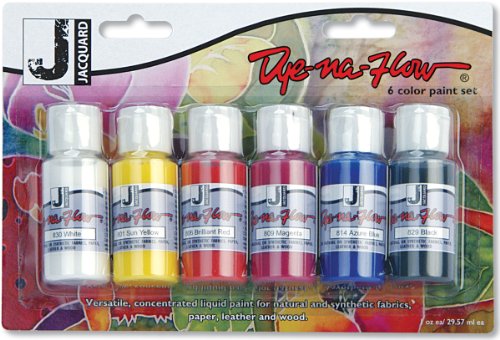 Jacquard Products Jacquard Dye-Na-Flow Paint Set, Pack of 6