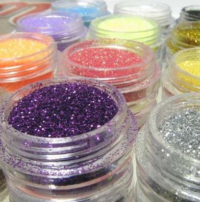 24 COLOURS MICRO GLITTER DUST POWDER SET FOR NAIL ART DECORATION *FREE UK SHIPPING*