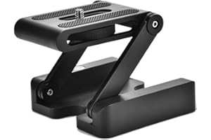 PUSOKEI Support de montage universel Flex Tilt Head Z, tête de trépied pliable avec vis de montage 1/4 "pour monter divers appareils photo, compatible avec Nikon Canon DSLR, angle réglable pour la prise de vu
