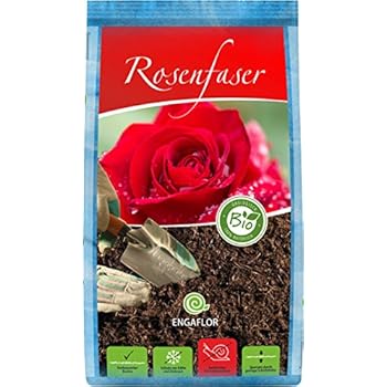 ENGAFLOR Rosenfaser, Mulch, Abdeckfaser, Gartenfaser