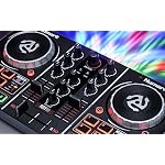 Numark-Party-Mix-DJ-Controller-mit-Eingebauter-Lichtshow-und-Soundkarte-Inklusive-Virtual-LE-Software