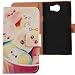 Produktbild Lankashi PU Flip Leder Tasche Hülle Case Cover Schutz Handy Etui Skin Für BlackBerry Priv STV100-1 5.4" Lovely Design