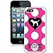 Price comparison product image Great Quality iPhone 5 5S Case ,Beautiful And Unique Designed Case With Victorias Secret Pink Dog White iPhone 5 5S Cover Phone Case