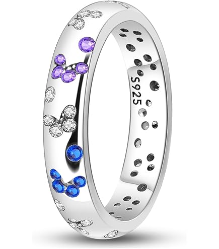 Reccisokz Bagues Soleil Et Lune Ajustables - Zircone Cubique Scintillante - Cadeau Femme Couple