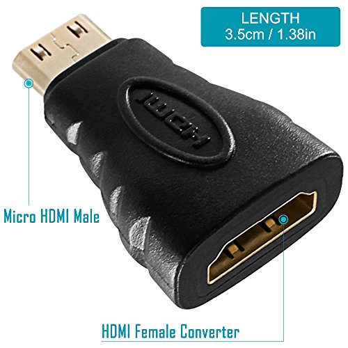 Afunta(tm)Android Tablet Cable Adapter Set-Micro USB OTG; Mini USB OTG; HDMI Female to Micro HDMI Male;HDMI Mini-enabled devices to standard HDMI - 6
