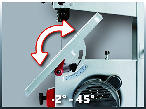 Einhell Bandsäge TC-SB 200/1 (250 W, max. Schnitthöhe 80 mm, Durchmesser Absauganschluss 36 mm, Parallelanschlag, Schiebestock) - 3