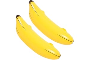 LQIOACU 2 Pièces Bouee Piscine, Accessoire Piscine, Banane Gonflable, 60CM Gonflable Banane Piscine Flotteur PVC