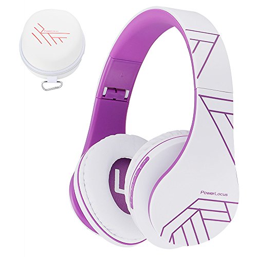 PowerLocus Casque Bluetooth sans Fil, Casque Audio stéréo Pliable sans Fil et Filaire avec Micro i PowerLocus Casque Bluetooth sans Fil, Casque Audio stéréo Pliable sans Fil et Filaire avec Micro i
