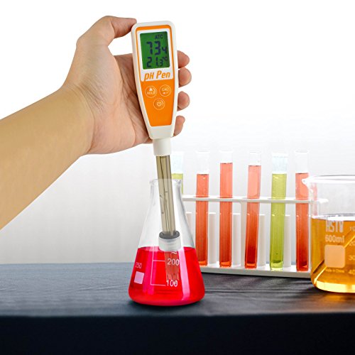 Long Tube Selbstkalibrierung One Touch 12cm Sonde pH-Wert Temperatur ATC Pen Typ Meter - 3