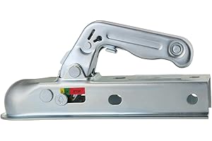 GEARMONSTER WW8-G Attelage à boule de traction 800 kg Barre d'attelage carrée universelle 50 mm