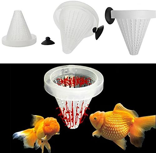 juxinuk 1pc Aquarium Feed Sucker Plastic Funnel Feeder