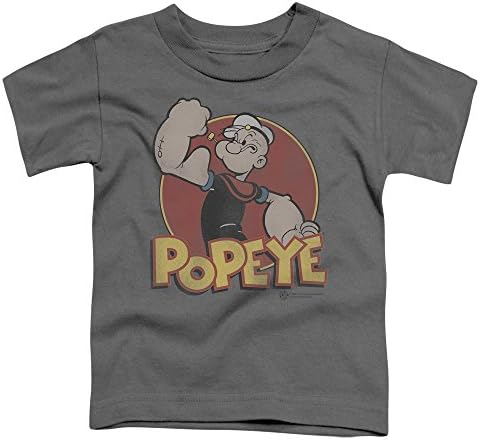 Popfunk Boys' Retro Ring Tee 4T Charcoal