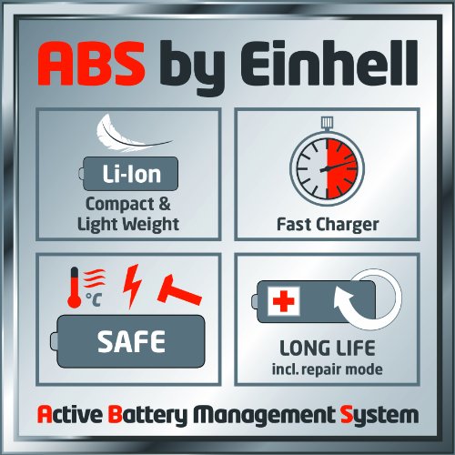 Einhell Akku Heckenschere GE-CH 1846 Li Set Power X-Change (Lithium Ionen, 18 V, 460 mm Schnittlänge, 15 mm Zahnabstand, 2,3 kg, inkl. 1,5 Ah Akku und Ladegerät) - 13