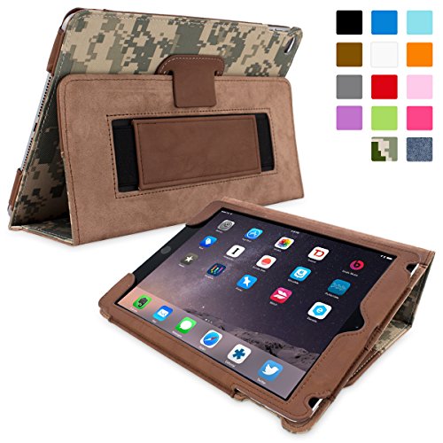 iPad Air 2 Hülle (Camouflage ), Snugg - Smart Case mit lebenslanger Garantie + Sleep / Wake Funktion