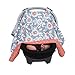 Balboa Baby Car Seat Canopy - Grey Dahlia