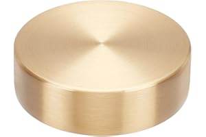 ‎PH PANDAHALL PH PandaHall Runder Block Briefbeschwerer Chinesischer Kalligraphie Briefbeschwerer Messing Goldener Papierbeschwerer Hält Papier Flach Für Den Schreibtisch Zuhause Büro 5x1.5cm