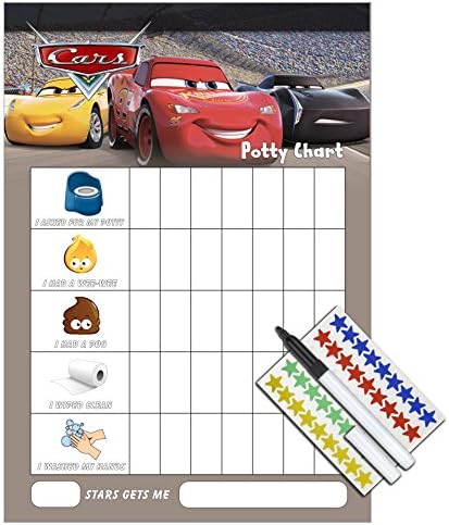 Potty Training Chart for Boys Girls - Includes 270 Stickers, Chart &amp; Pen