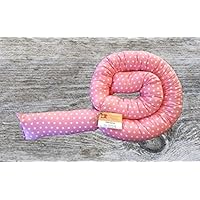 Bettschlange, Rosa mit Sternen, 180cm/210cm/250cm, Handmade, Baby Nestchen