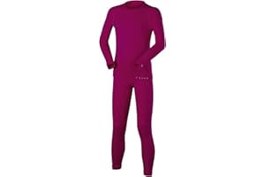 FALKE Unisex niños Maximum Warm Conjunto de Capas Base Deportiva para climas fríos a Muy fríos Secado rápido Transpirable sostenible Hilo Funcional 1 Pieza