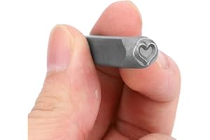 ‎HZTYYIER 6mm Stahl Metall Punch Letter & Number Stamping Stamping Kit Set Alphabet ID Stanzwerkzeug Set Kit(#2)