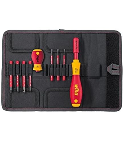 Wiha Juego De Destornilladores Dinamométricos TorqueVario®-S Electric En Surtido, De 18 Unid Con Limitación Del Par De