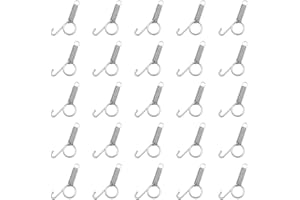 CHIHUTOWN 25 Pcs Multifunctional Spring Hooks for Rabbit Cage, 3 Inch Door Lock Clips for Fixing Bunnies, Hamsters, Squirrels, Birds Cages