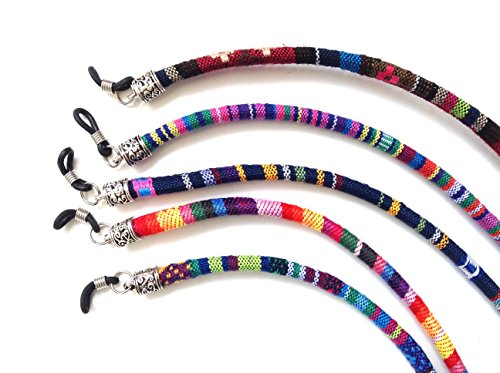 HC Enterprise Rundes Brillenband, 3 Stück, Ethno-Stil