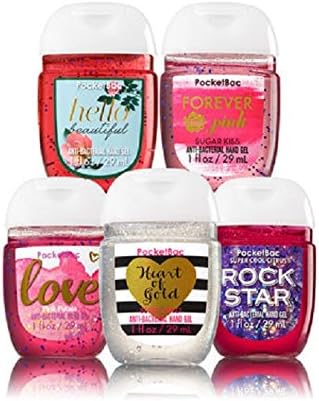 Bath &amp; Bodyworks 5-Pack PocketBac Sanitizers THINK PINK