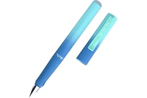 ‎MCNEILL McNeill - Ghost Pen - Gradient - radierbarer Füllhalter für Schule & Alltag | Für Rechts- & Linkshänder | Thermisch radierbare Tinte, ergonomisch, nachfüllbar (Gradient blue lagoon)