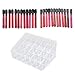 Generic Beauty 24 Colors Waterproof Long Lasting Matte Liquid Lipgloss Set + Acrylic 24 Slot Lipsticks Holder Organizer Stand RS.1420.00