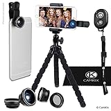 JUEGO DE FOTO MOVIL: Esto sujetara firmemente su teléfono en cualquier posición, lo que le permitirá tomar fotos increíbles o grabar videos increíbles de forma inalámbrica!