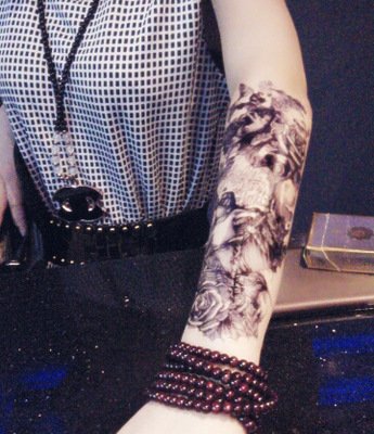 Temporäre Körperkunst Entfernbare Tattoo Aufkleber Vögel Sticker Tattoo Temporary Tattoo – FashionLife - 2