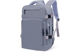 ZHXX Sac 40x20x25 Ryanair, Sac à Dos Voyage Cabine Avion, Compatible Bagage Cabine 40x30x20, Capacité 20L, Pour Ordinateur 14 Pouces, avec USB et Poche Anti-Vol