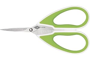 Wedo Comfortline Ciseaux multi-usages en acier inoxydable 15 cm Vert Pomme/Blanc