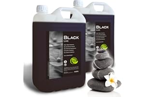 GPQ - Gel/Shampoing 2en1 BLACK Line | 2 Bidon x 5 L. | Équipements Hôtel | Avec revitalisant, sans paraben | Hôtel, Gîte, Camping, Croisière, B&B, Gym | Fabriqué UE
