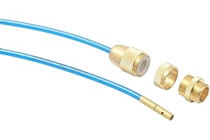 AGT Tubazioni - scovolino: Idropulitrice ad alta pressione per M22, M24 e 1/2 ", con sigilli, 3 m (Alta pressione scovolino)