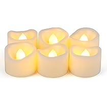3 candele a LED impermeabili senza fiamma(10,2 cm, 5,7 cm, 15,2 cm) 1000 ore di lunga durata della batteria/tremolante funzionamento a batteria elettrica esterna LED grande pilastro candela
