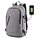 Produktbild Laptop Rucksack 15,6-17,3 Zoll Schule Computer Rucksack Reise Daypack Wasserabweisende Laptoptasche Mit USB-Ladeanschluss Für Reisen/Business/College/Frauen/Männer,Grey
