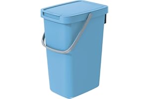 Keden Systema Q Cubo de Basura Cubo de Reciclaje (12L, Azul Claro)
