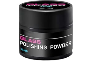 SHANGYU Glass Scratch Remover, Glass Polishing Powder, Car Glass Cleaning Powder, Glass Scratch Remover Powder Sponge Wipe, Powder Detergent Glass Scratch Repair, Windshield Polish for Home Glass (1pcs)