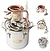 Produktbild DIY 12 L Liter Haus Destillieranlage Schnapsbrennen Kupfer Kühler Schlangenkühler Destille Thermometer Alkohol Geisten Wasser Ätherischer Öle
