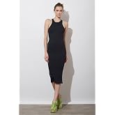 Halter Kesim Midi Elbise