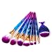 Produktbild YanHoo Bürste Neue Ankunft 8Pc Meerjungfrau Foundation Lidschatten Kontur Augen Lippe Make-up Pinsel SetMake-up Pinsel Sets Kits Werkzeuge Kits Tools Ein Schere Pusher Trimmer Neu 2018 Pinsel Set