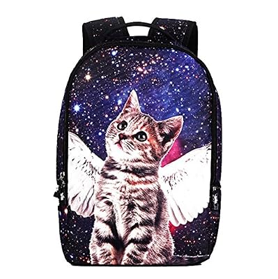 ACMEDE ACME - Sac à dos animal multi-fonction - Voyages, scolaire, loisirs Sac d'école Cartable pour enfant garçon fille - Galaxie chat