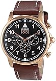Cerruti 1881 Herren-Armbanduhr XL TERRA Analog Quarz Leder CRA081C223G