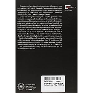Fundamentos de las técnicas multivariantes