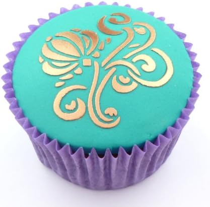 Lindy Smith’s Art Nouveau Flower Cupcake and Cookie Stencil (LC202)